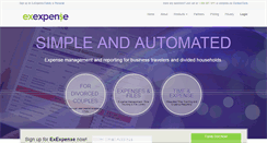 Desktop Screenshot of exexpense.com